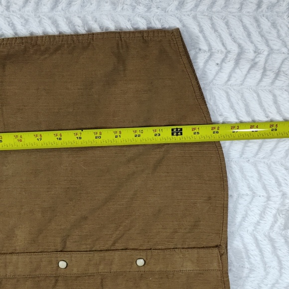 420. Faherty Stretch Cord Western Shirt | Color: Cord Brown - Picture 7 of 11